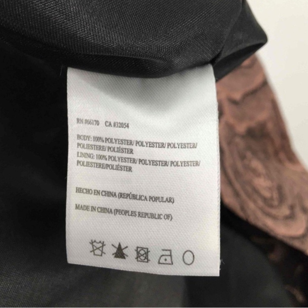 Hutch Floral Strapless Mauve and Black Dress - Picture 5 of 6